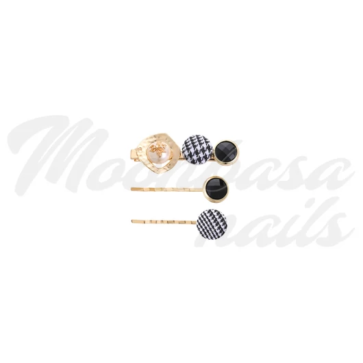 Set de catarame cu valuri ornamentate  #217-4