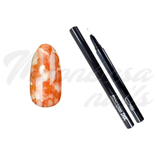 Blossom ink - Nail brush pen 1ml #09 portocala rosie