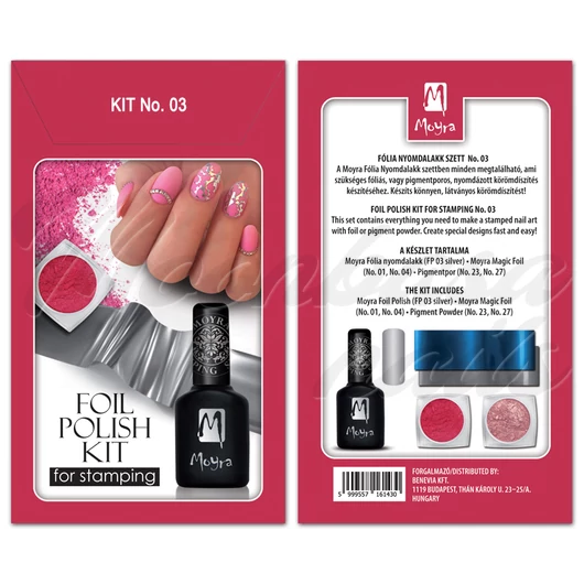 Set de lacuri de imprimare cu folie nr. 03