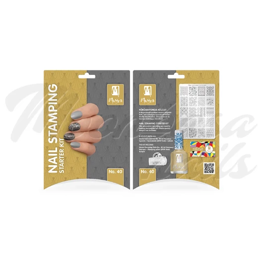 Set de imprimante pentru unghii Moyra nr. 40
