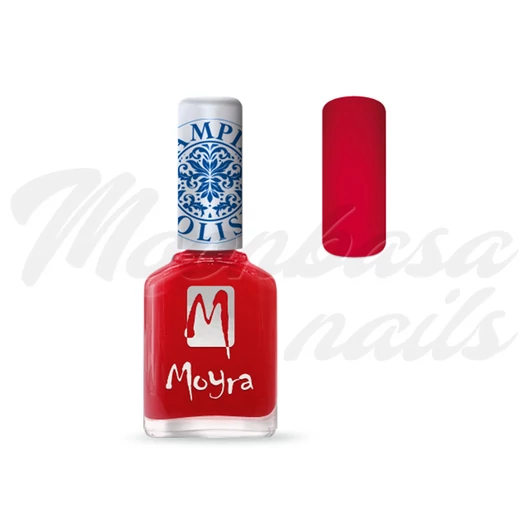 Lac de imprimare Moyra 12ml SP 02 Roșu