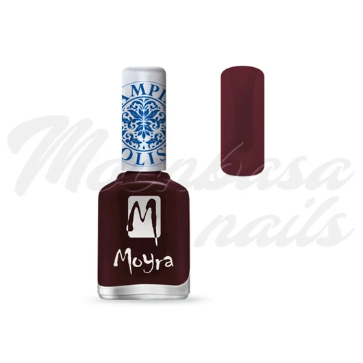 Lac de imprimare Moyra 12ml SP 03 Burgundy Red