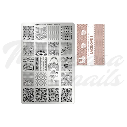 Placă de imprimare Moyra 96 ​​Lacelove 3