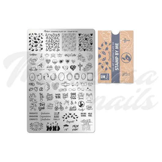 Placă de imprimare Moyra 109 Stamp by me