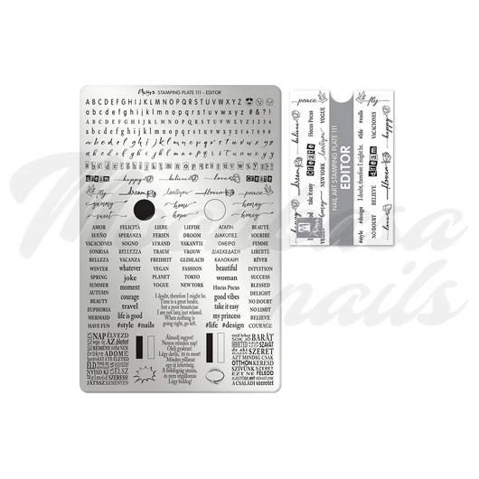 Placă de imprimare 111 Editor