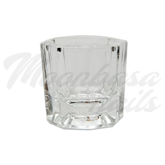 Recipient sticla pt. pudra portelan   transparent