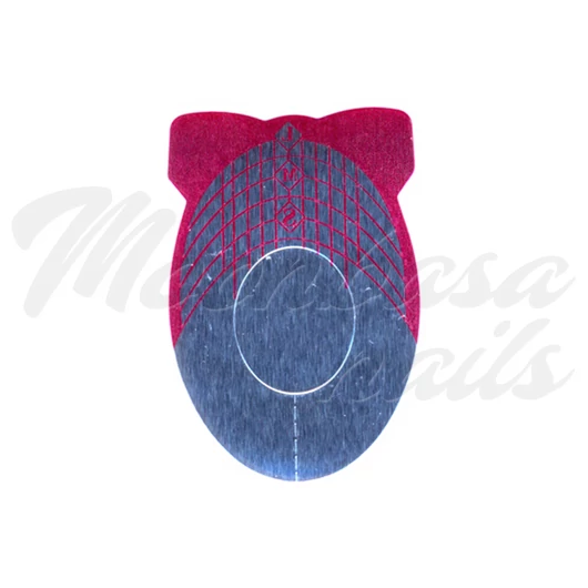 Sablon unghii false 40 + 10 bucăți de cadouri 50 bucată #001 Burgundia și Argintul