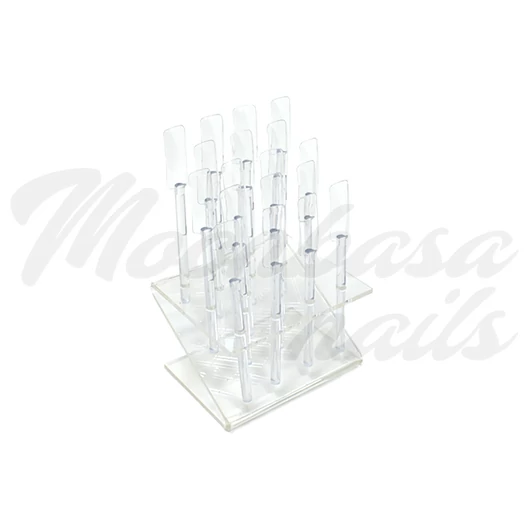 Suport Nail art cu 18 sfaturi 18db tip #001-18 transparent