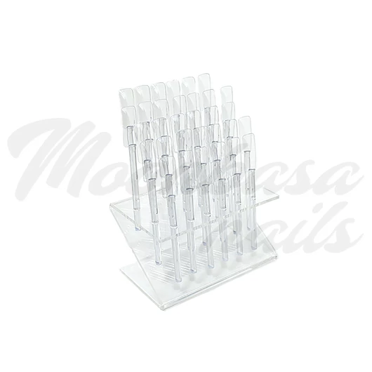Suport Nail art cu 32 de vârfuri 32db tip #001-32 transparent
