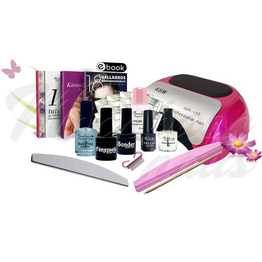 Gel lac kit de pornire cu lampă LED 48W UV