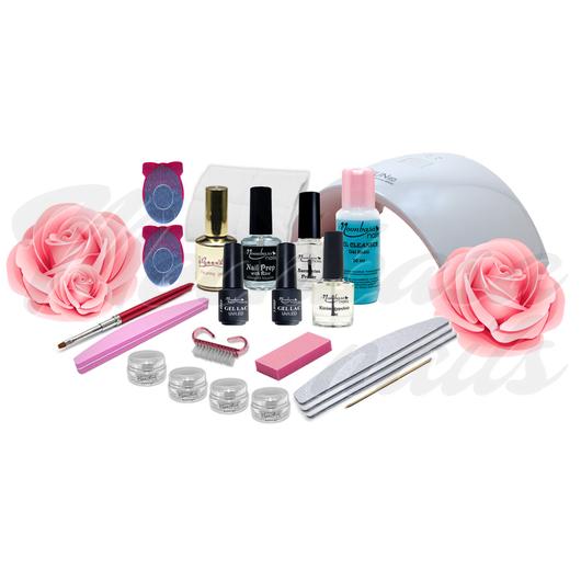 Set gel pt. unghii false cu lampă LED de 36W UV