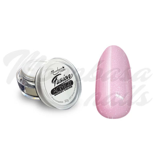 Fusion AcrylGel Bright color 30g #051 Roz strălucitor