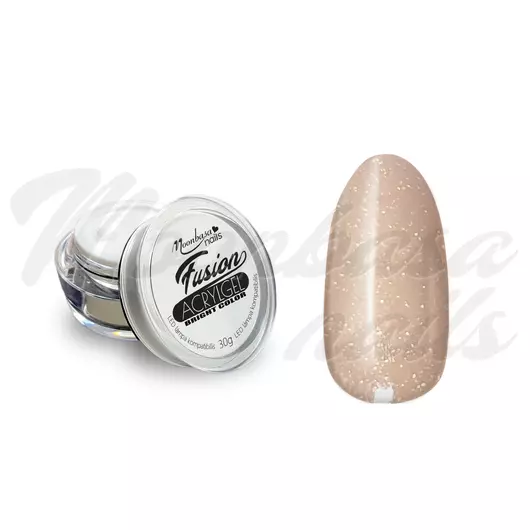 Fusion AcrylGel Bright color 30g #052 Glittery natural