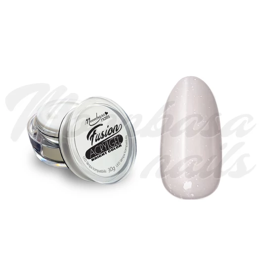 Fusion AcrylGel Bright color 30g #053 Alb strălucitor